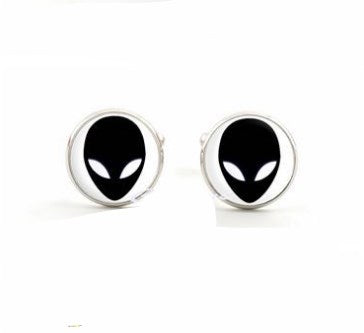 Silver Cufflinks for Groom Wedding Gift, Men's Shirt