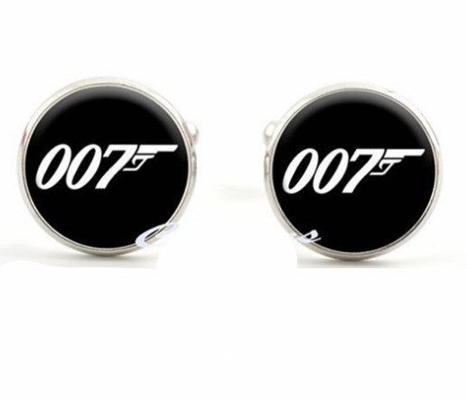 Silver Cufflinks for Groom Wedding Gift, Men's Shirt