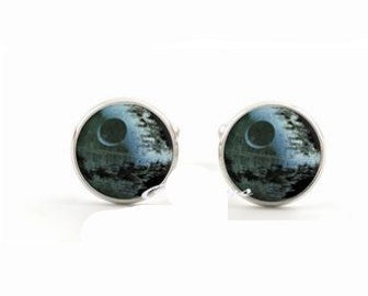 Silver Cufflinks for Groom Wedding Gift, Men's Shirt