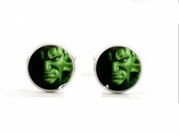 Silver Cufflinks for Groom Wedding Gift, Men's Shirt