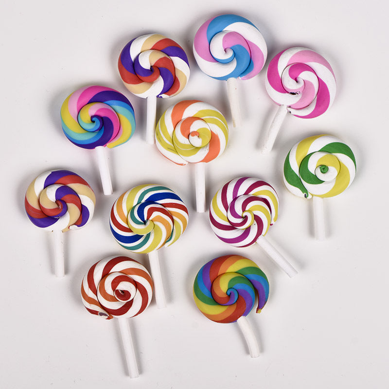Floral Garden Moss Micro Landscape DIY Lollipop Decor